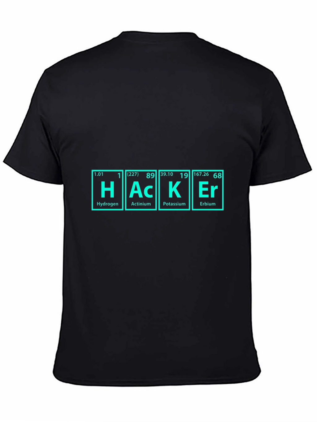 Hacker Periodic Table Black T-Shirt