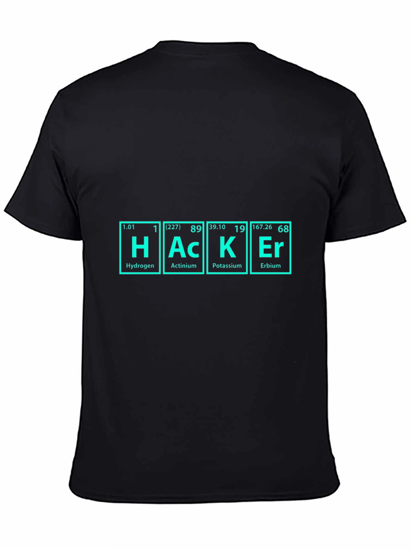 Hacker Periodic Table Black T-Shirt