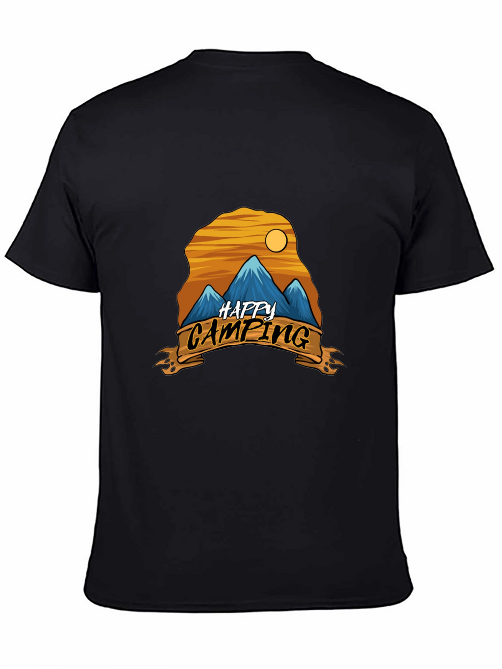 Happy Camping Graphic Tee - Adventure Shirt