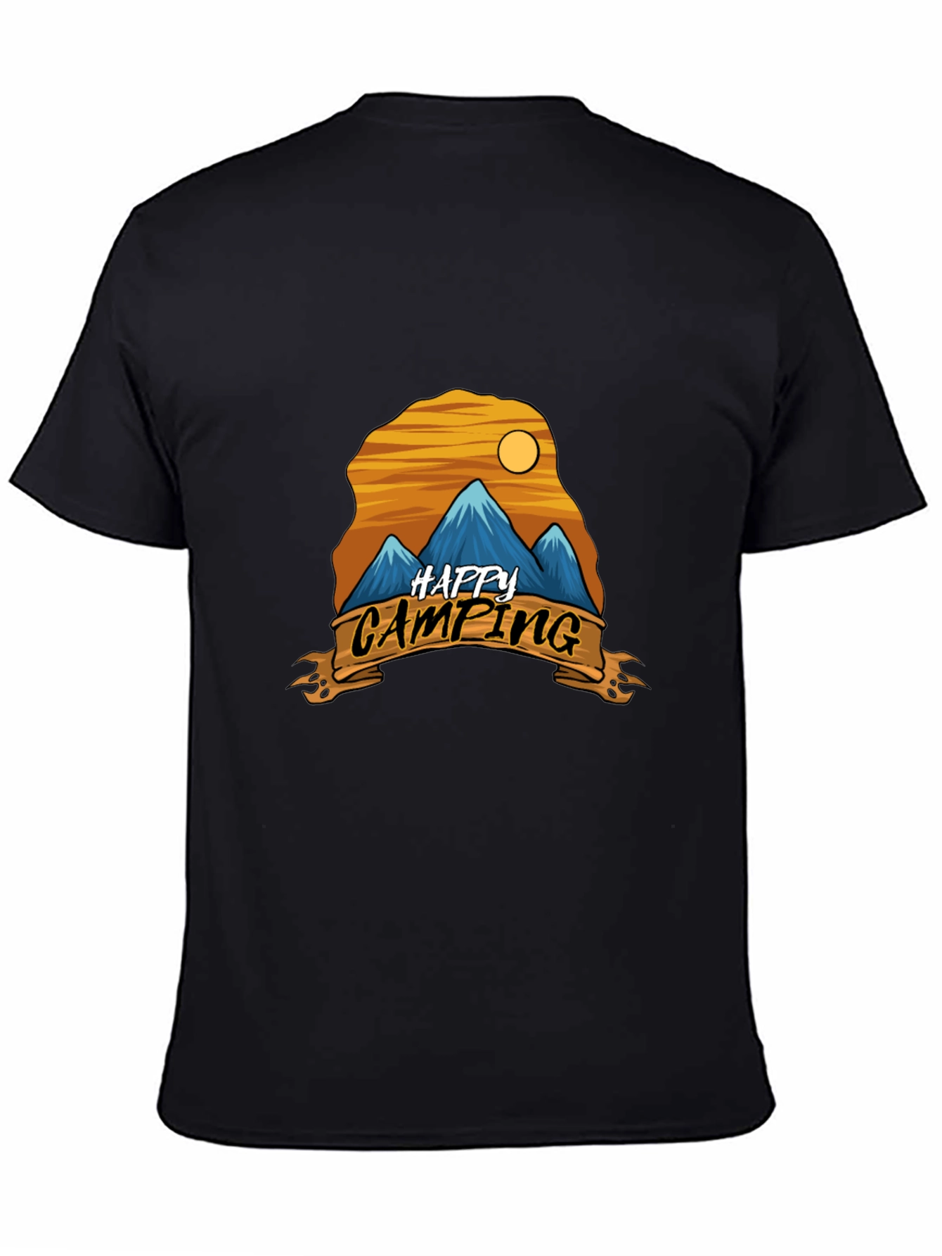 Happy Camping Graphic Tee - Adventure Shirt