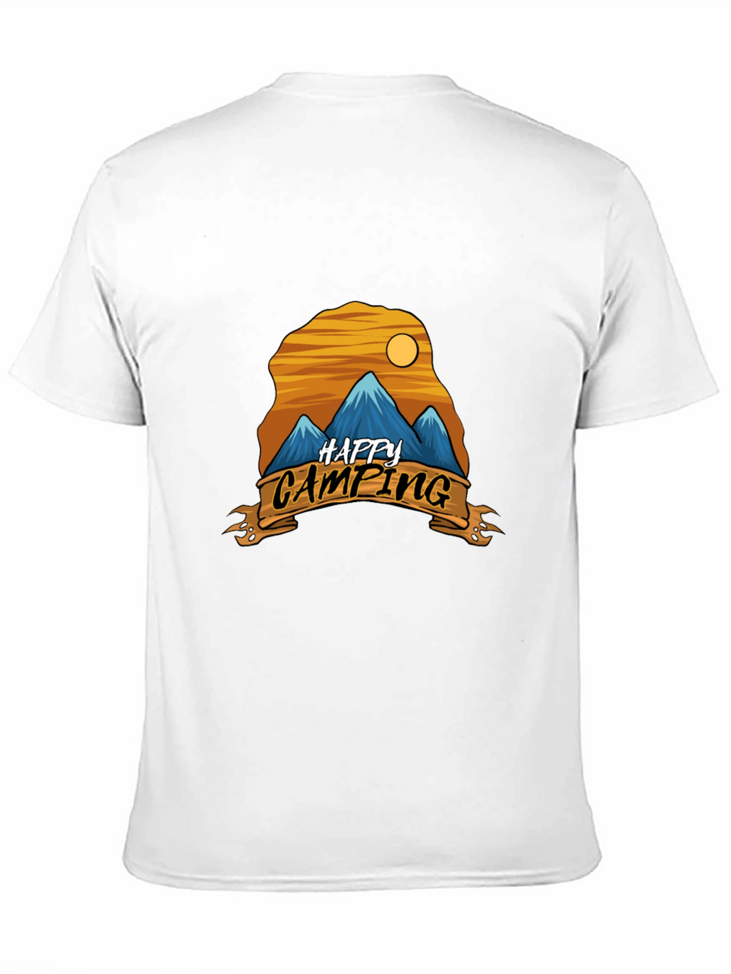Happy Camping Graphic Tee - Adventure Shirt
