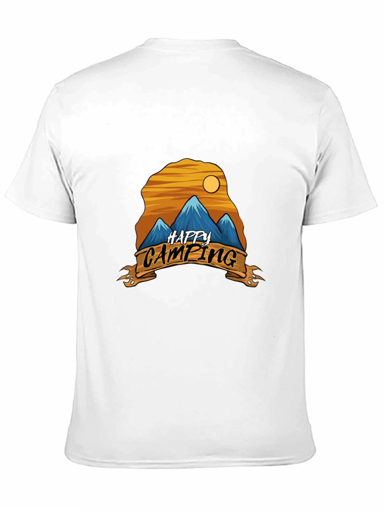 Happy Camping Graphic Tee - Adventure Shirt