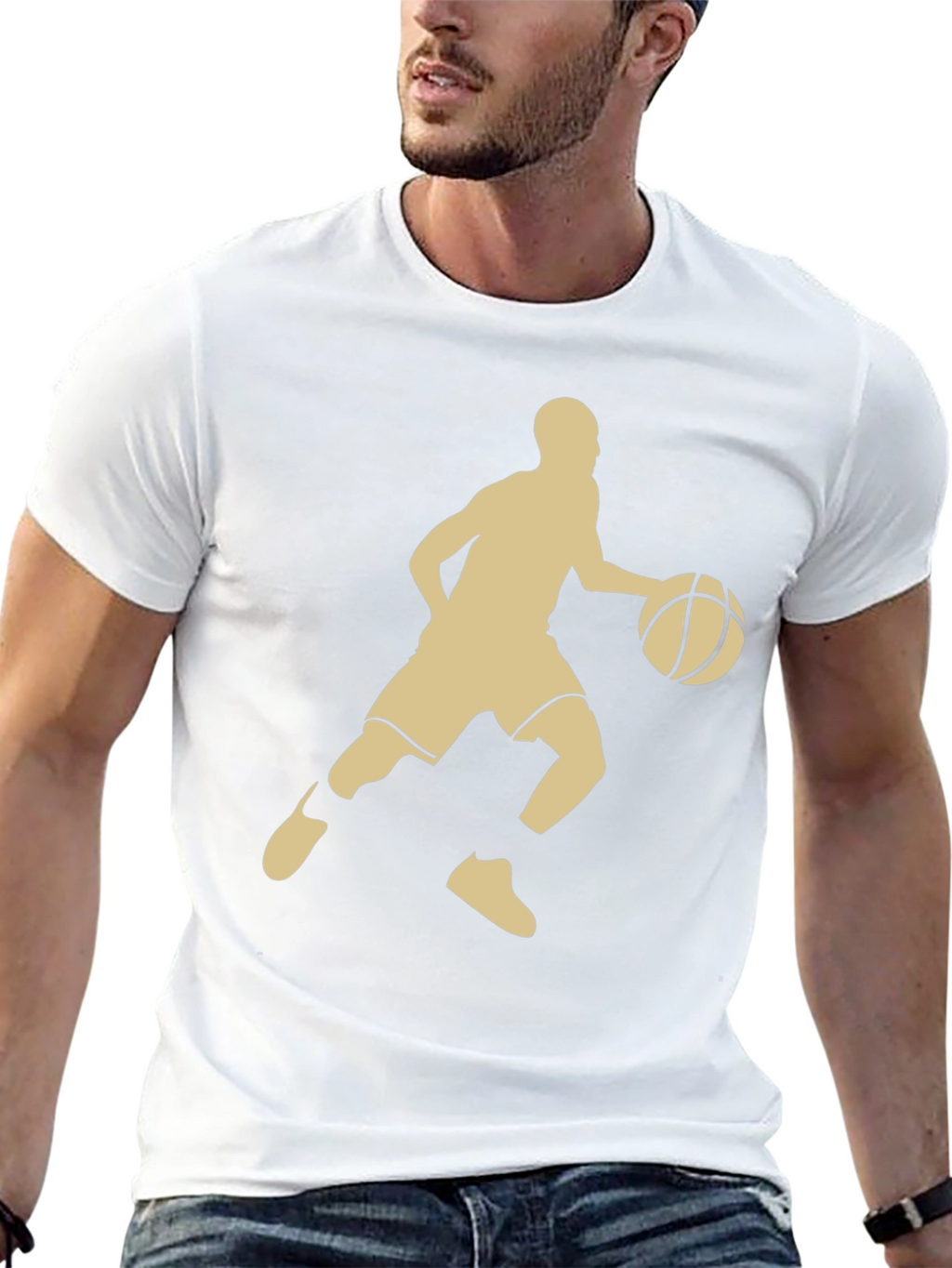 Basketball Player Graphic T-Shirt