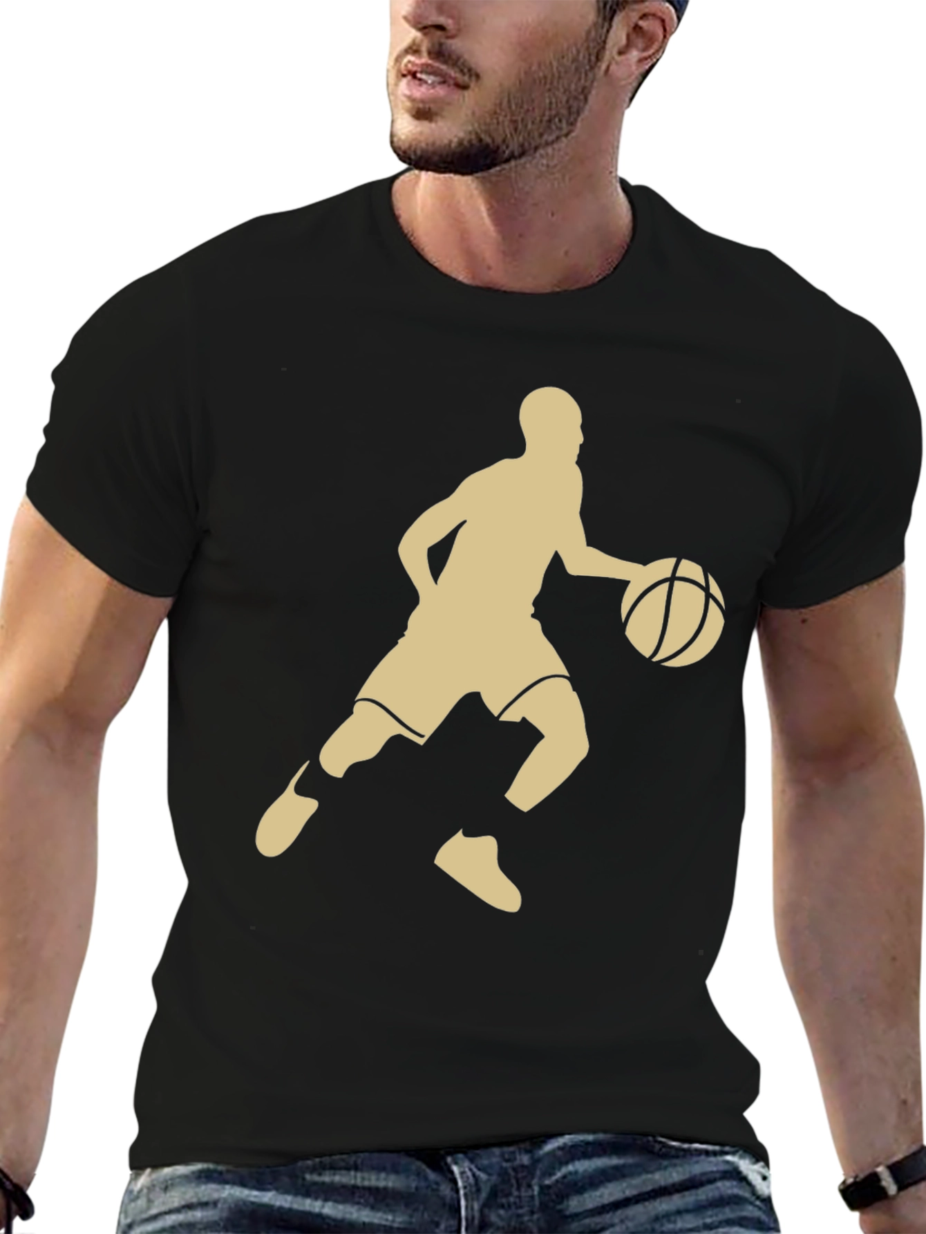 Basketball Player Graphic T-Shirt