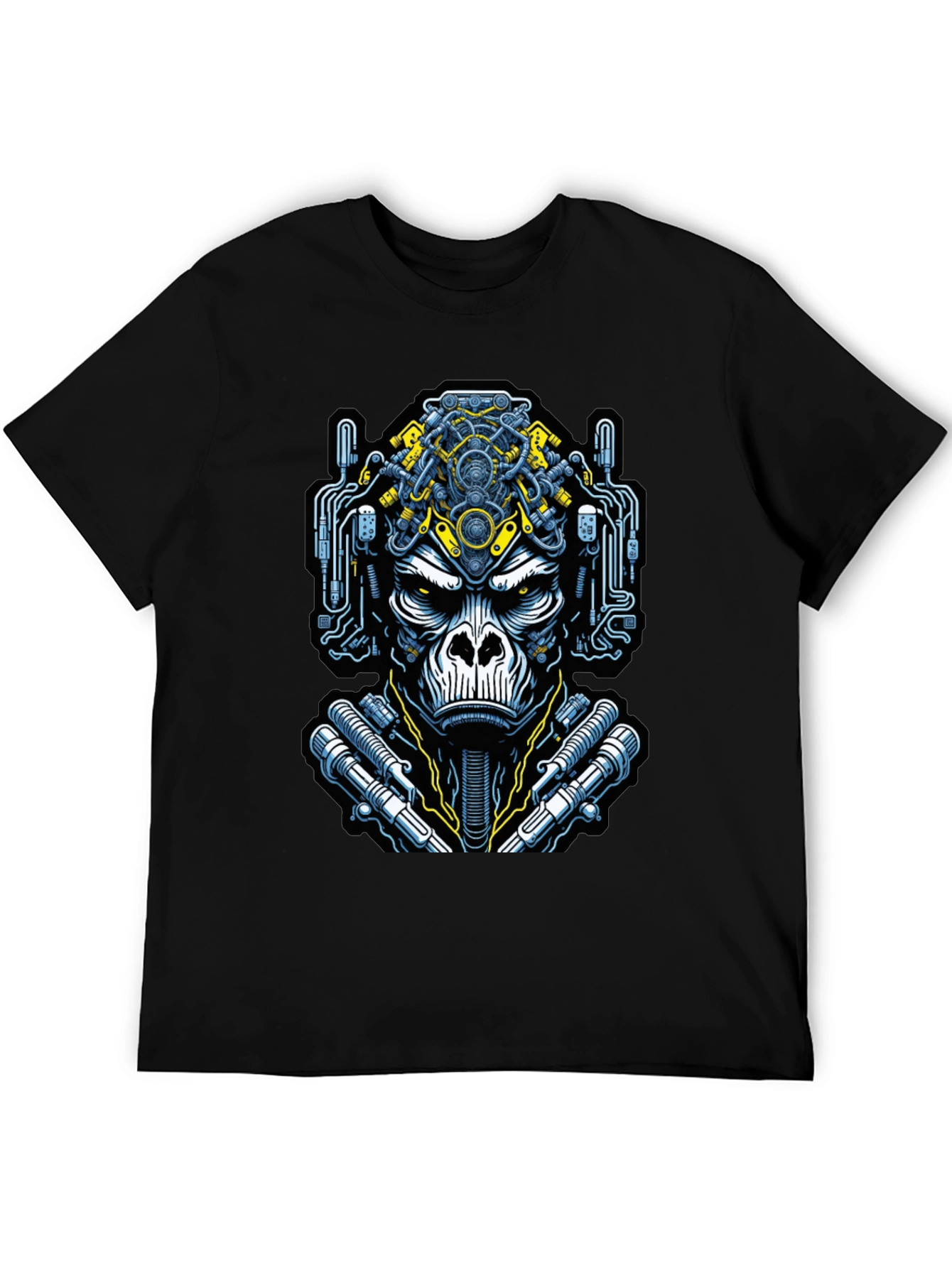 Cyber Gorilla Graphic Tee - Unique Style