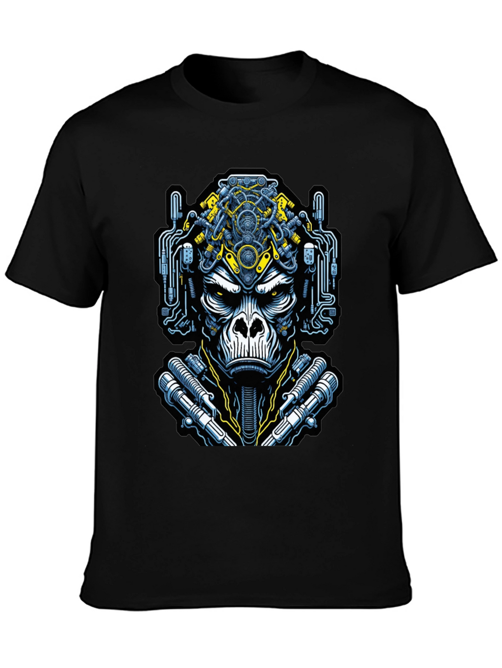Cyber Gorilla Graphic Tee - Unique Style