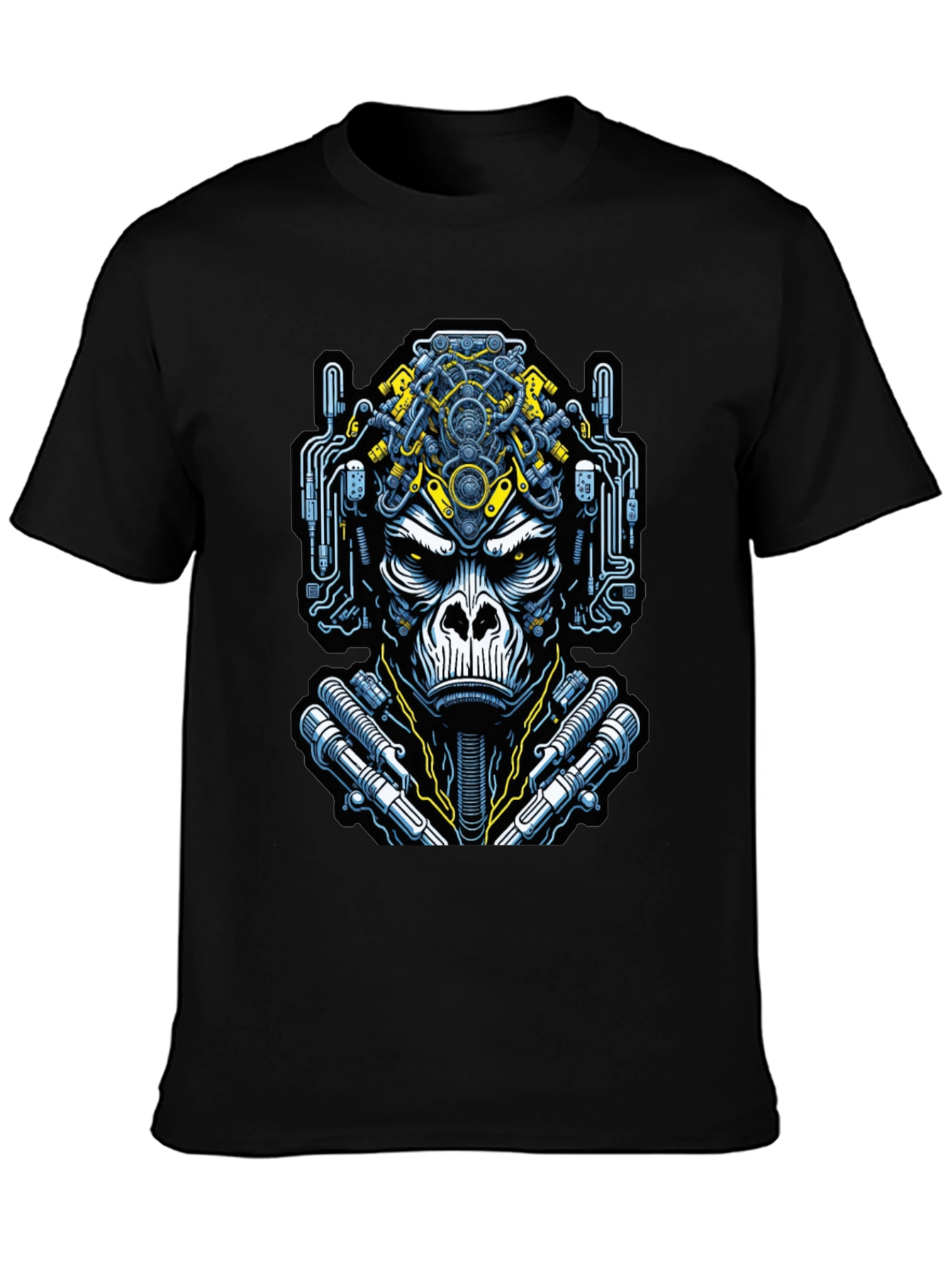 Cyber Gorilla Graphic Tee - Unique Style