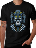 Cyber Gorilla Graphic Tee - Unique Style