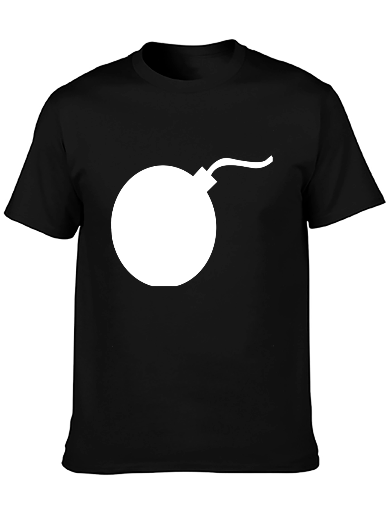 Bomb Graphic Black T-Shirt - Casual Style