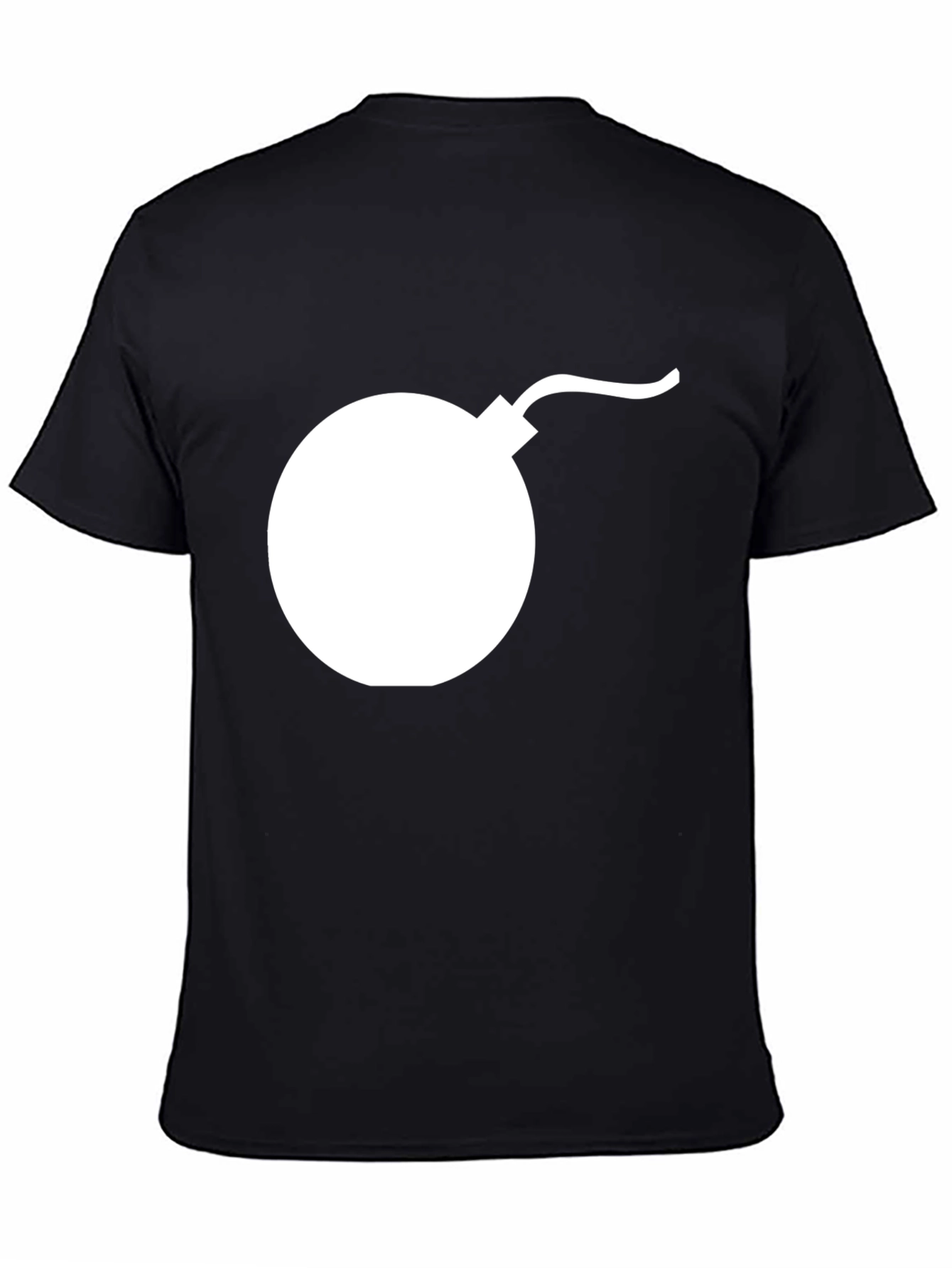 Bomb Graphic Black T-Shirt - Casual Style