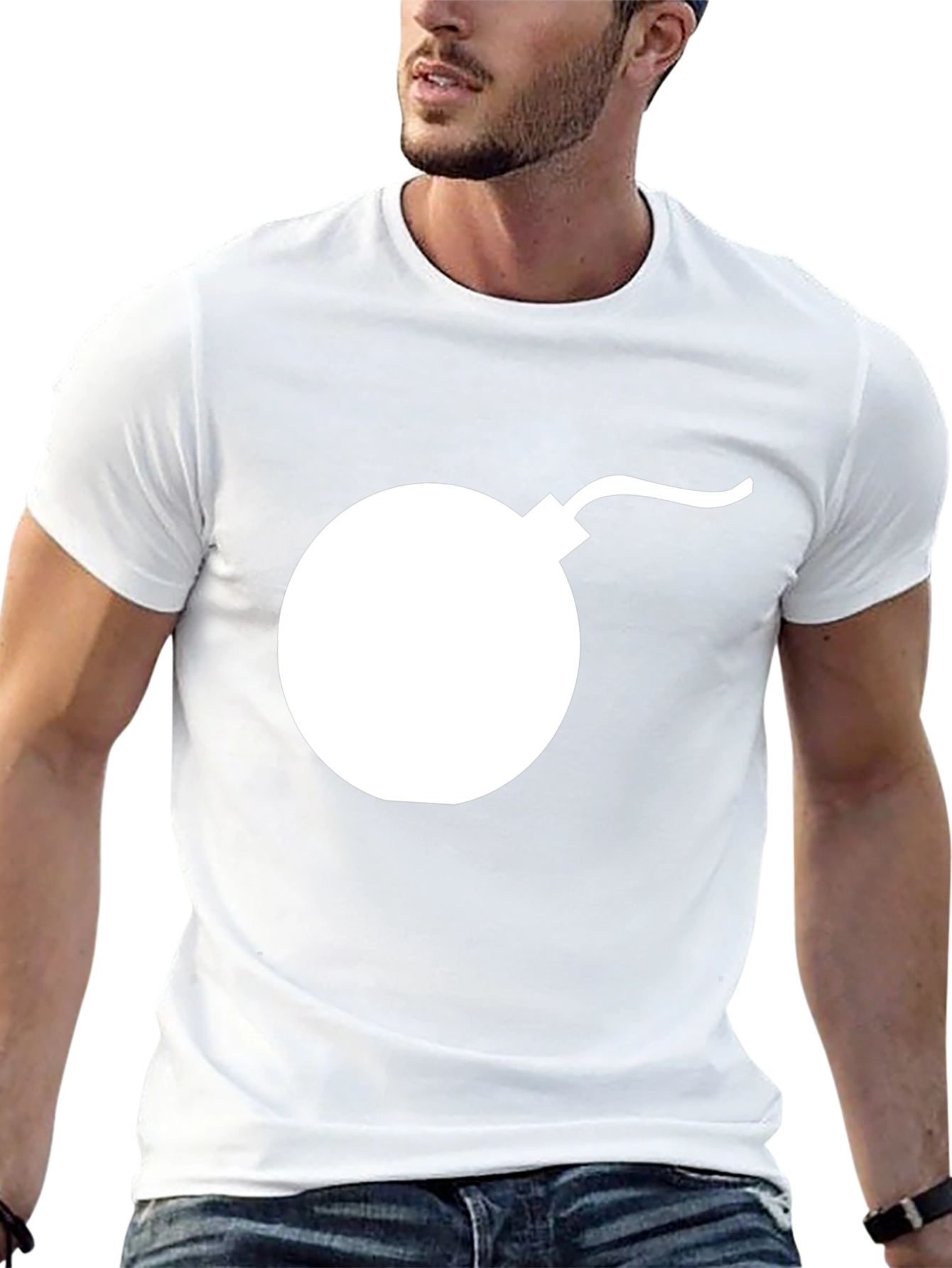 Bomb Graphic Black T-Shirt - Casual Style