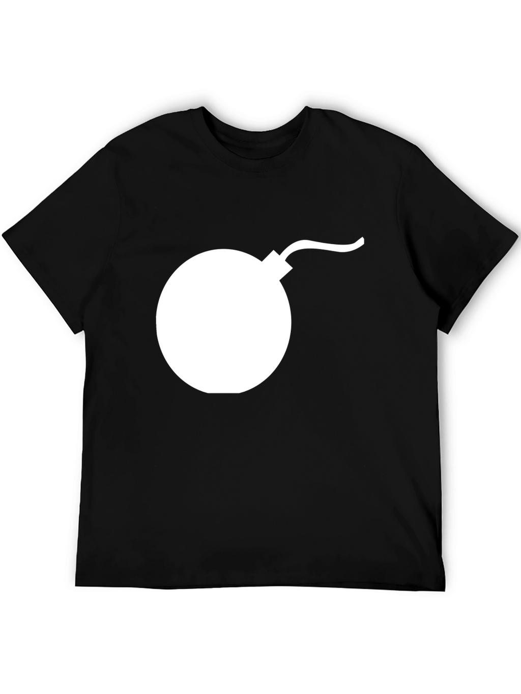 Bomb Graphic Black T-Shirt - Casual Style