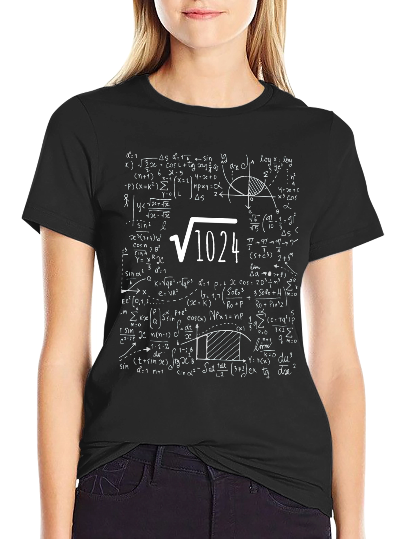 Math Formula T-Shirt - Funny Square Root of 1024