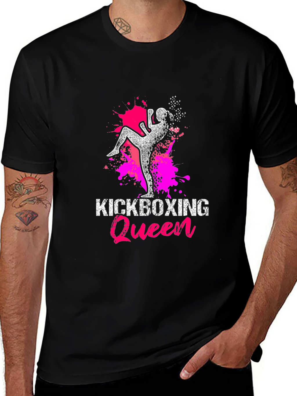 Kickboxing Queen T-Shirt - Black