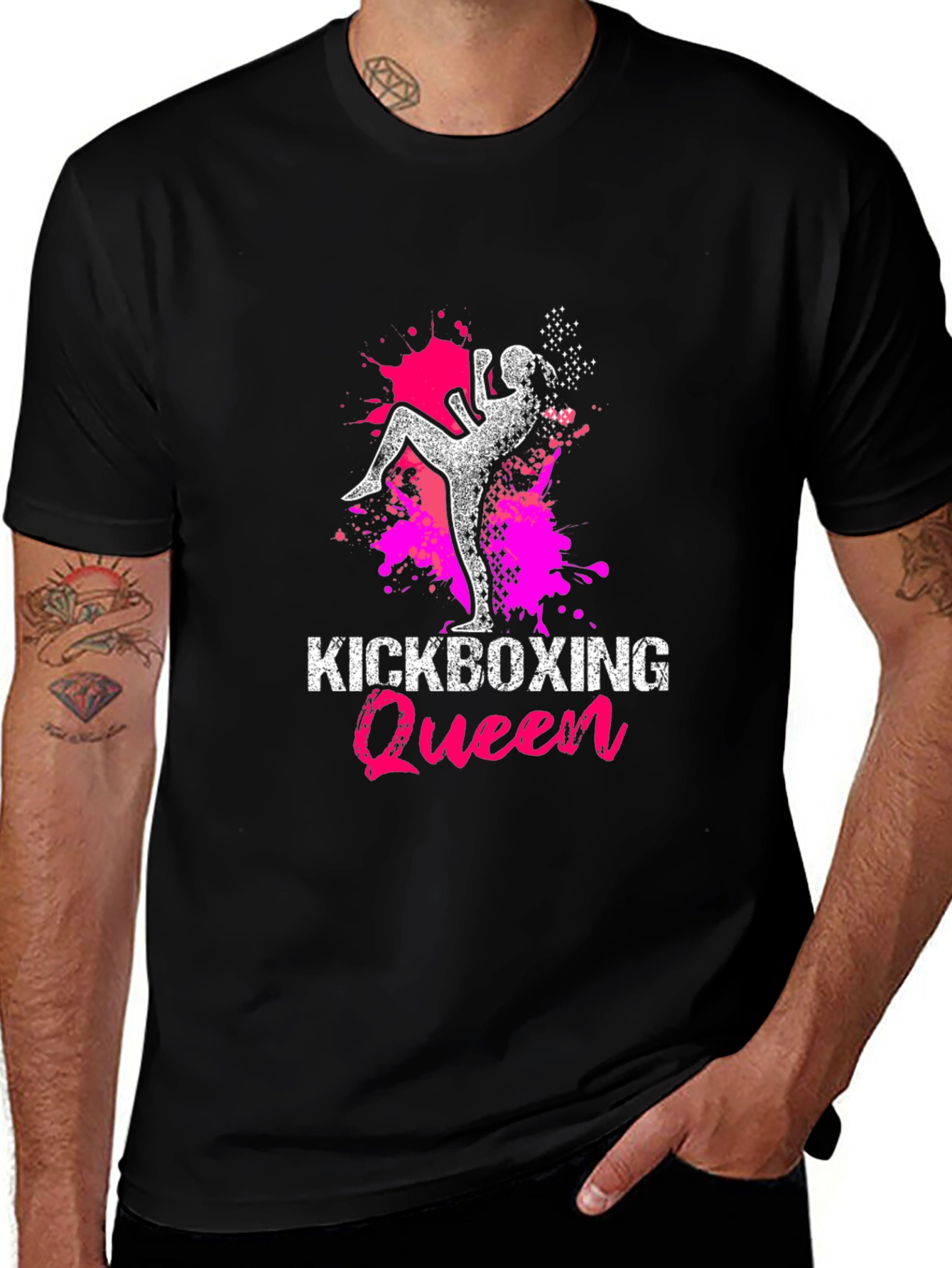 Kickboxing Queen T-Shirt - Black