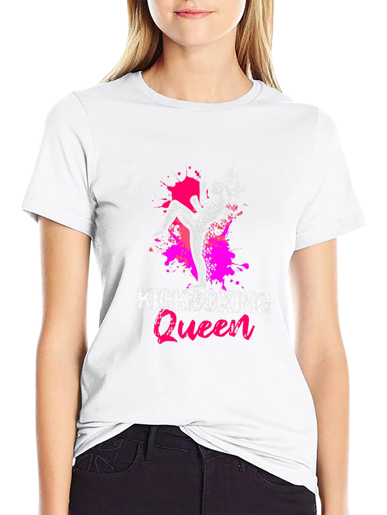 Kickboxing Queen T-Shirt - Black