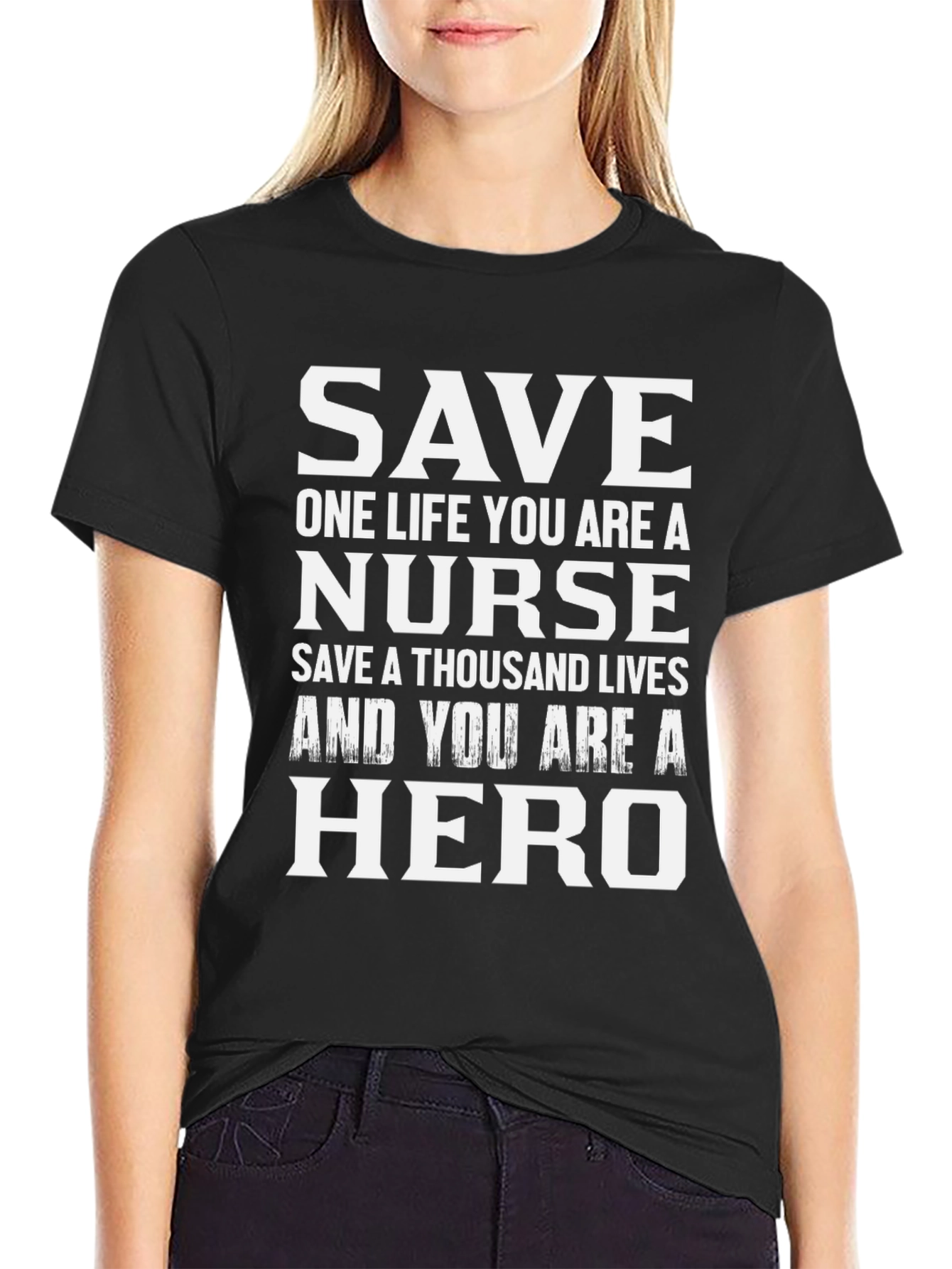 Nurse Hero T-Shirt: Save Lives Be a Hero!