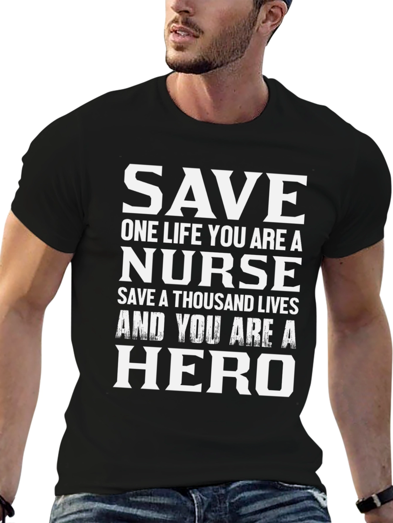 Nurse Hero T-Shirt: Save Lives Be a Hero!