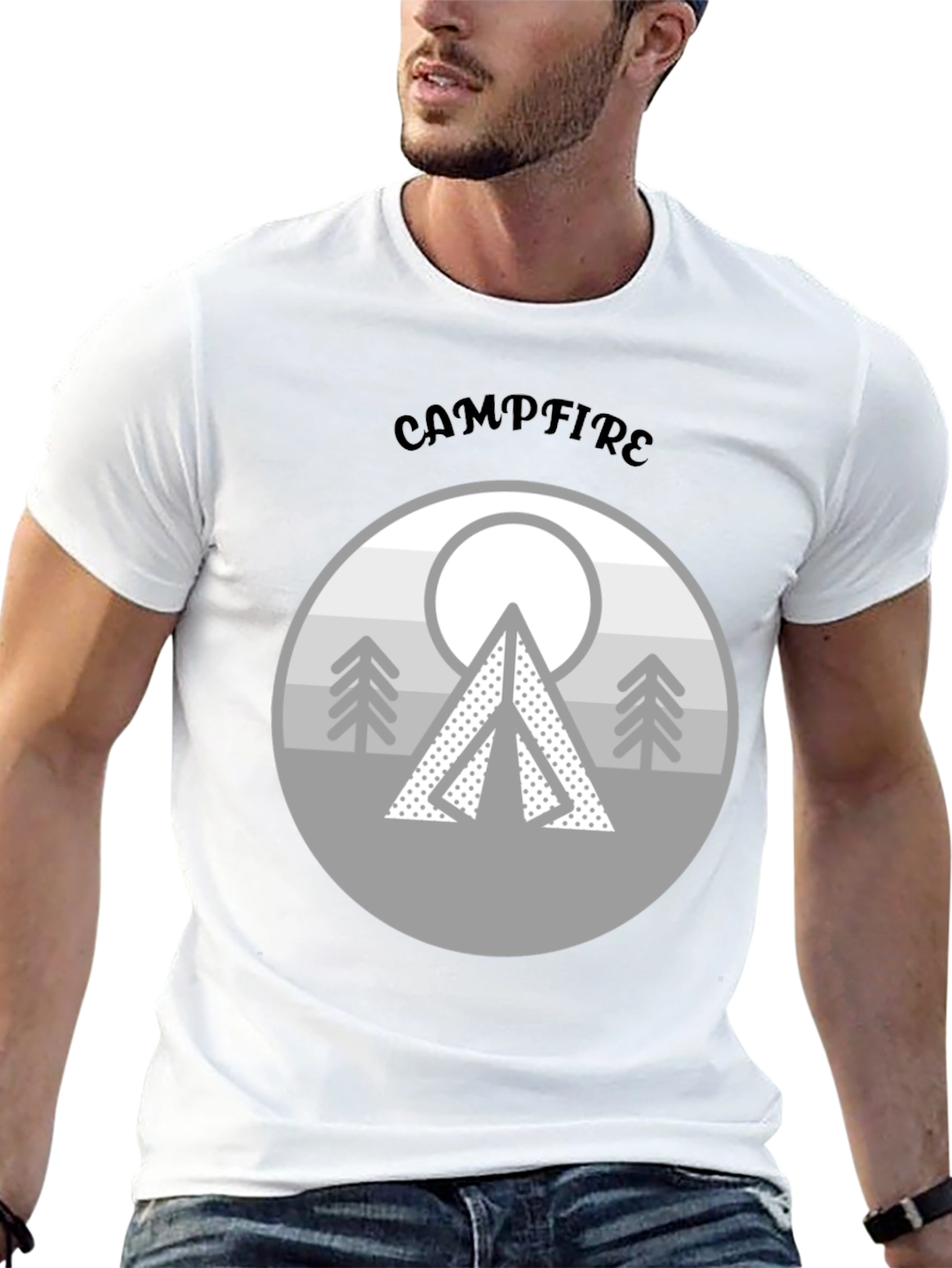 Campfire Design T-Shirt