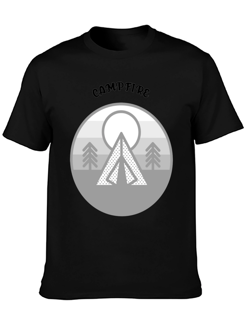 Campfire Design T-Shirt