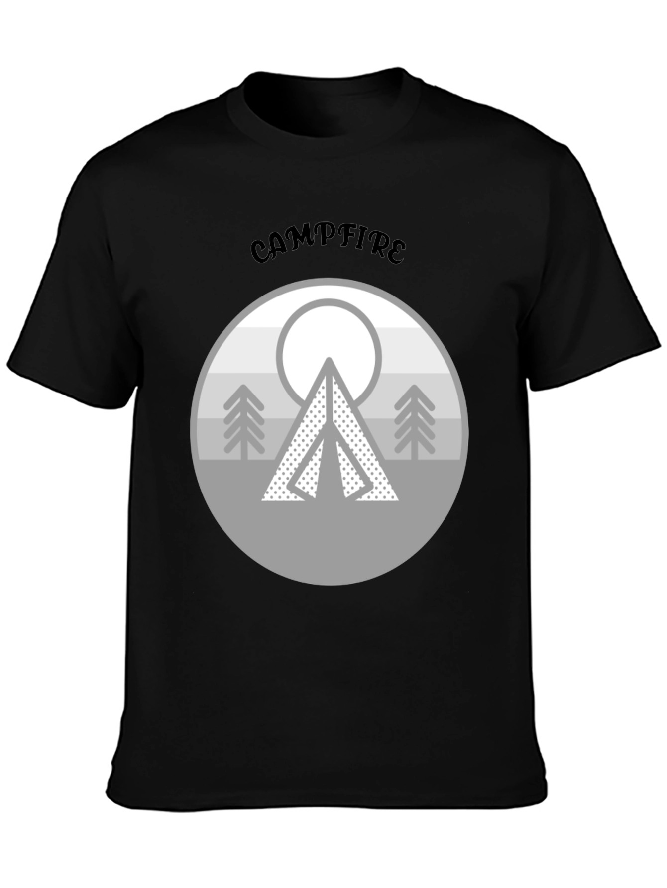 Campfire Design T-Shirt