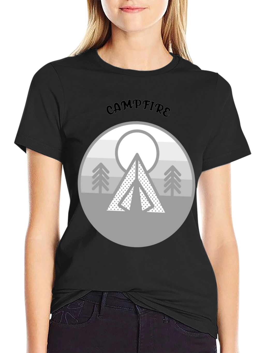 Campfire Design T-Shirt