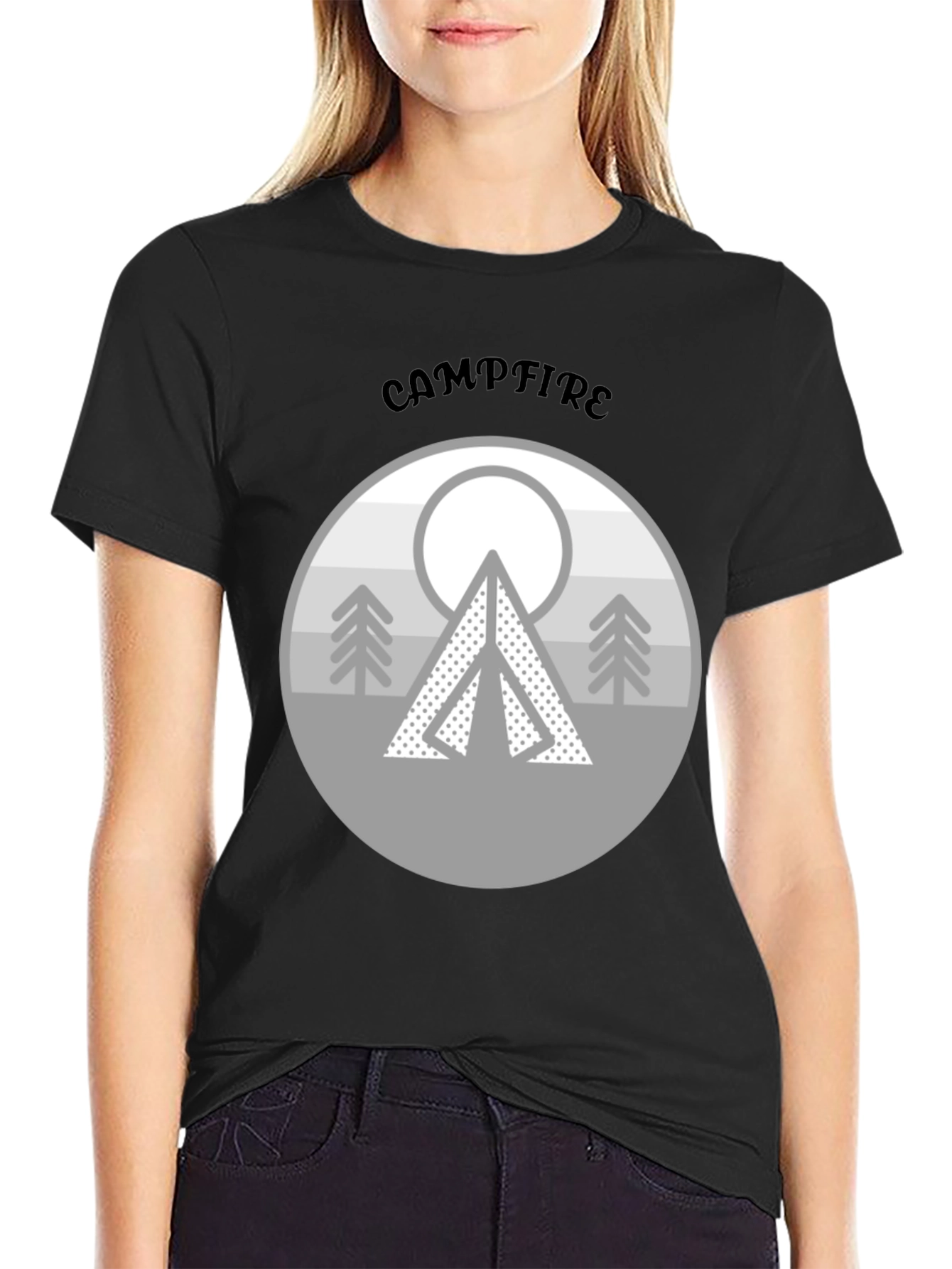 Campfire Design T-Shirt