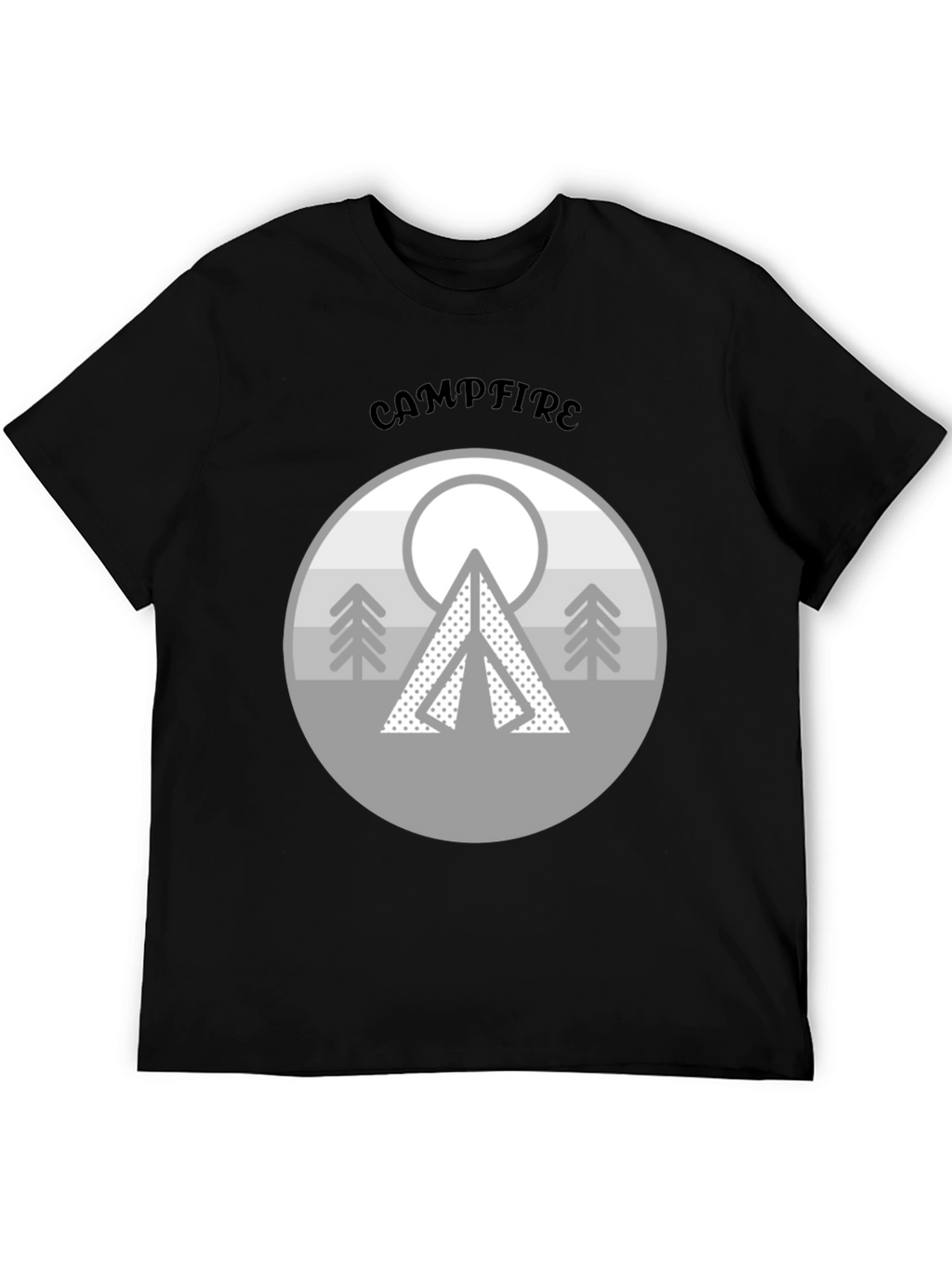 Campfire Design T-Shirt