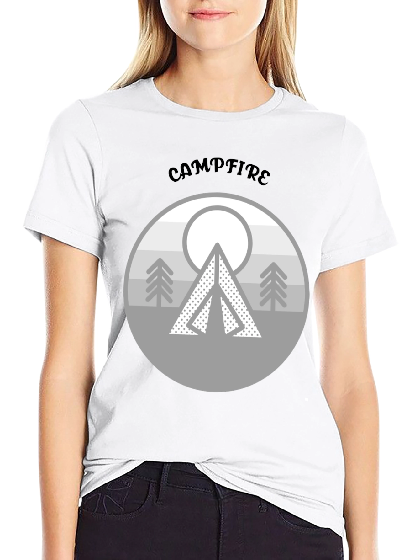 Campfire Design T-Shirt