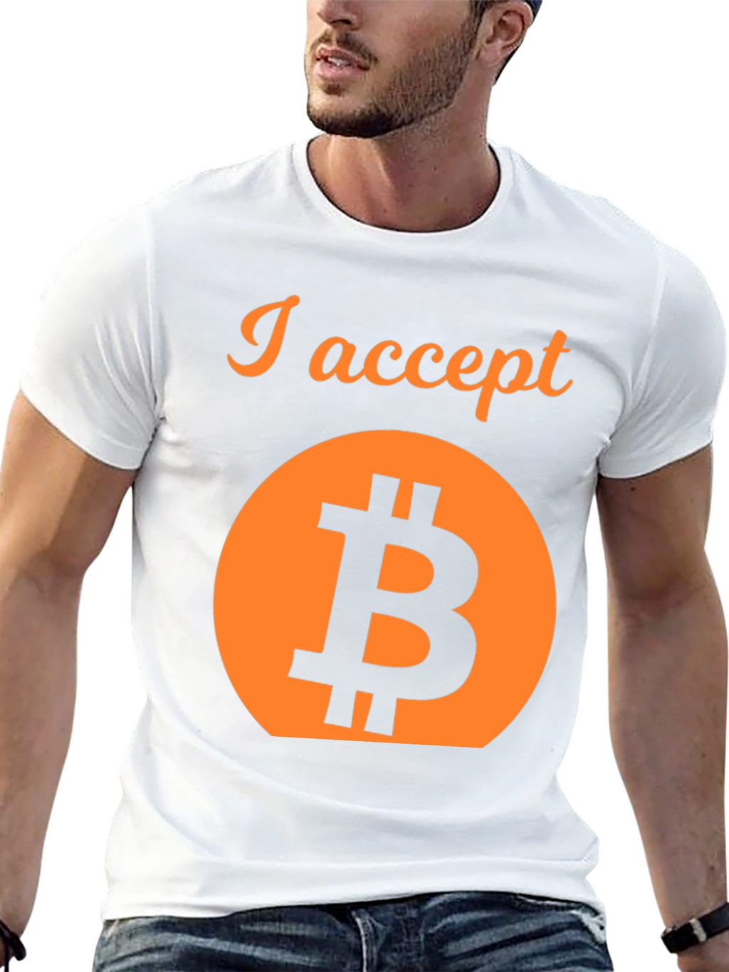 I Accept Bitcoin Crypto T-Shirt