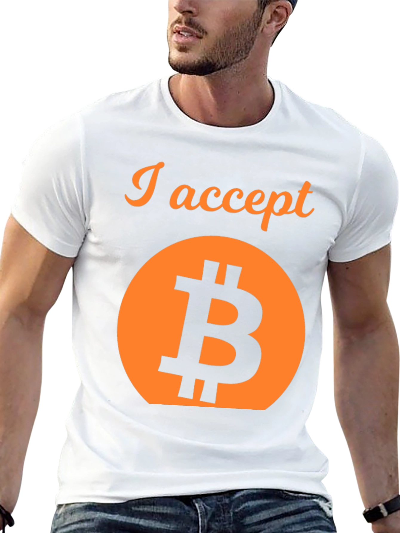 I Accept Bitcoin Crypto T-Shirt