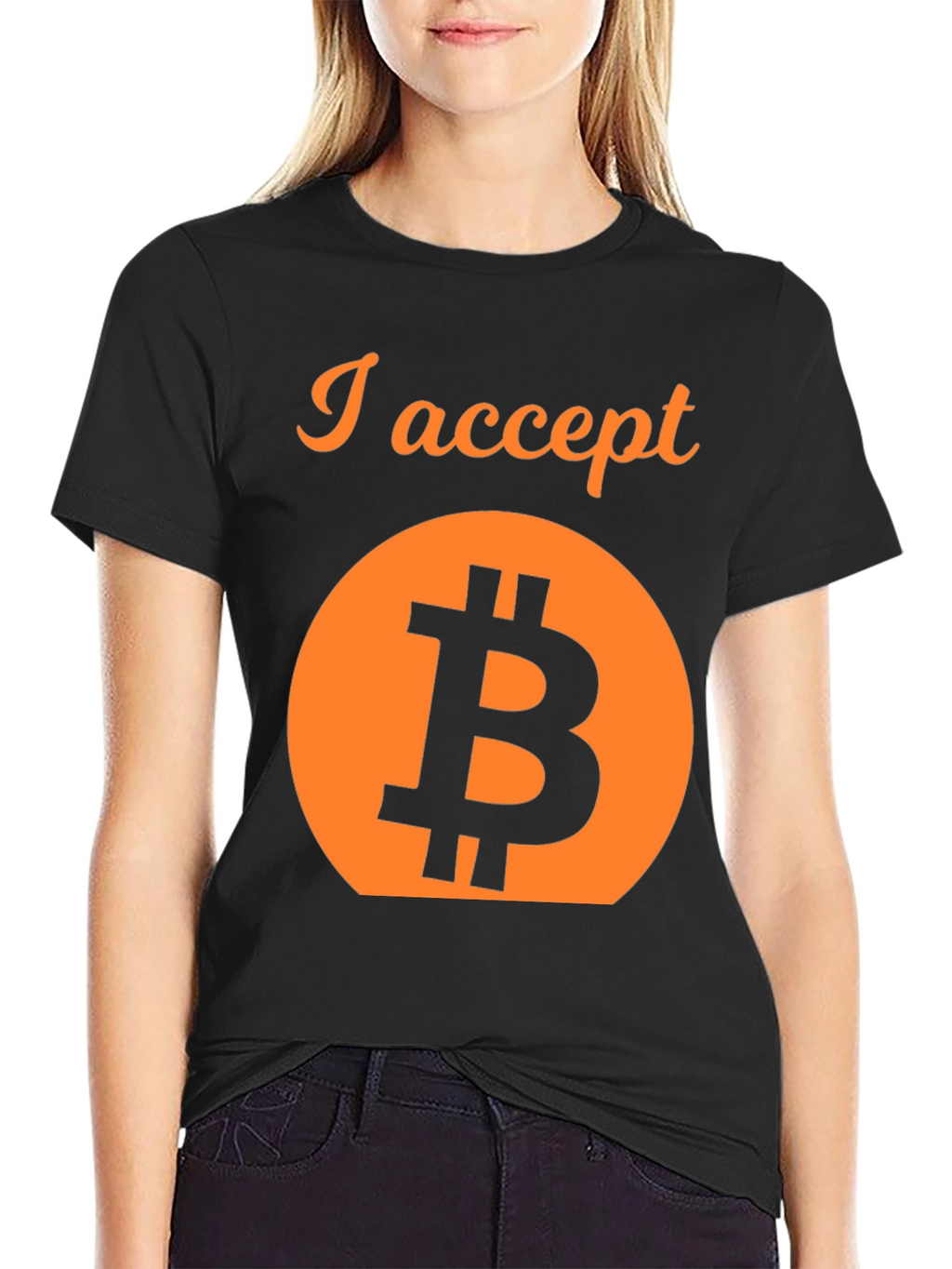 I Accept Bitcoin Crypto T-Shirt