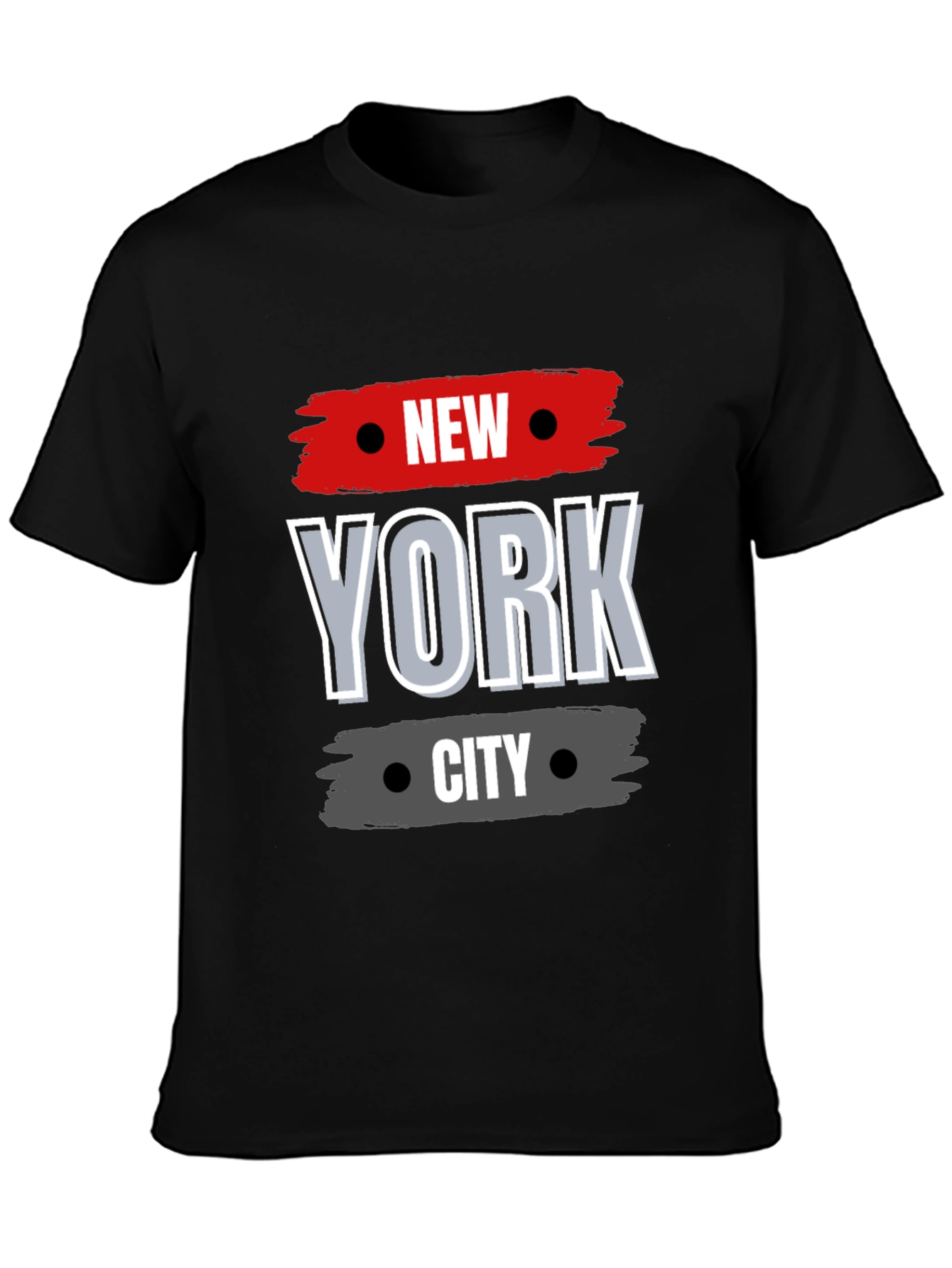 New York City Graphic Tee - Stylish Black T-Shirt