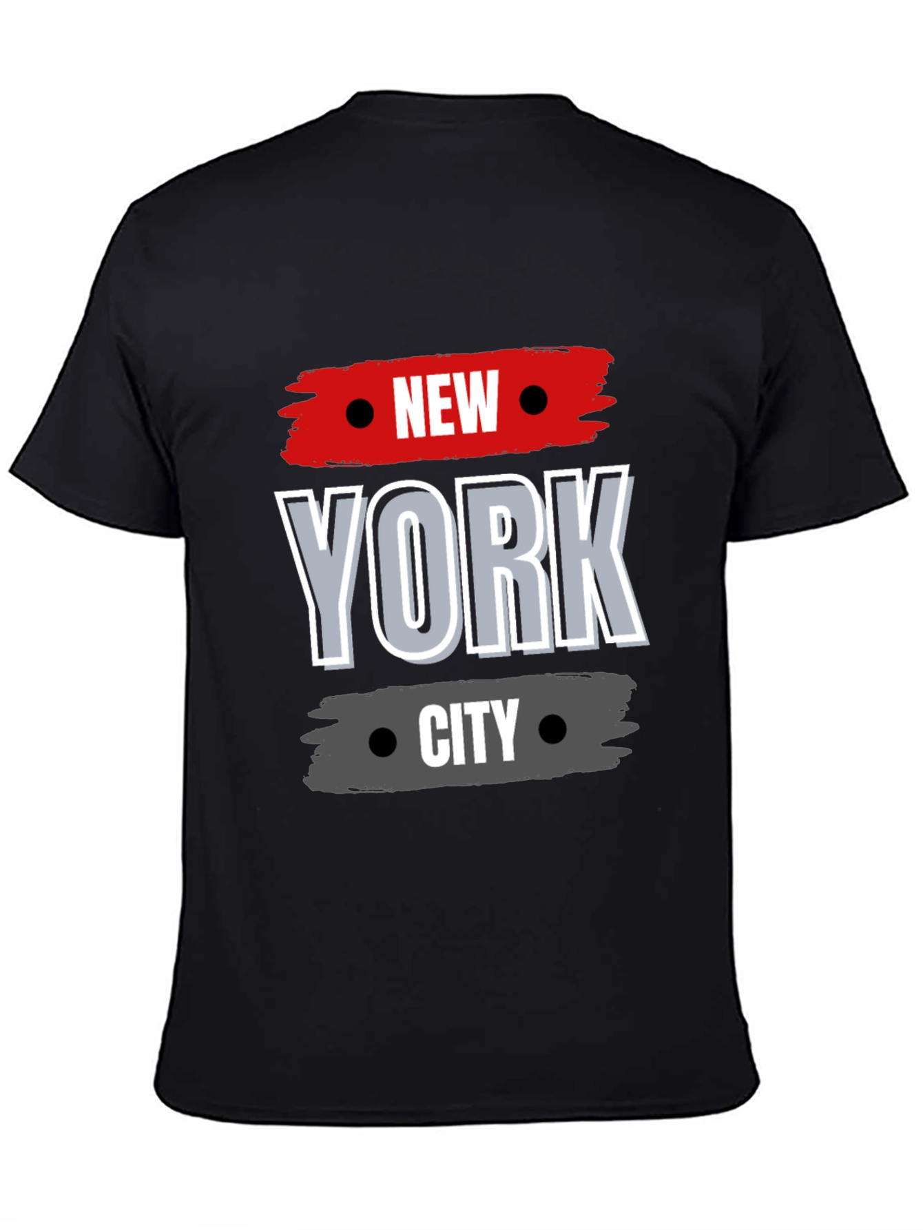 New York City Graphic Tee - Stylish Black T-Shirt