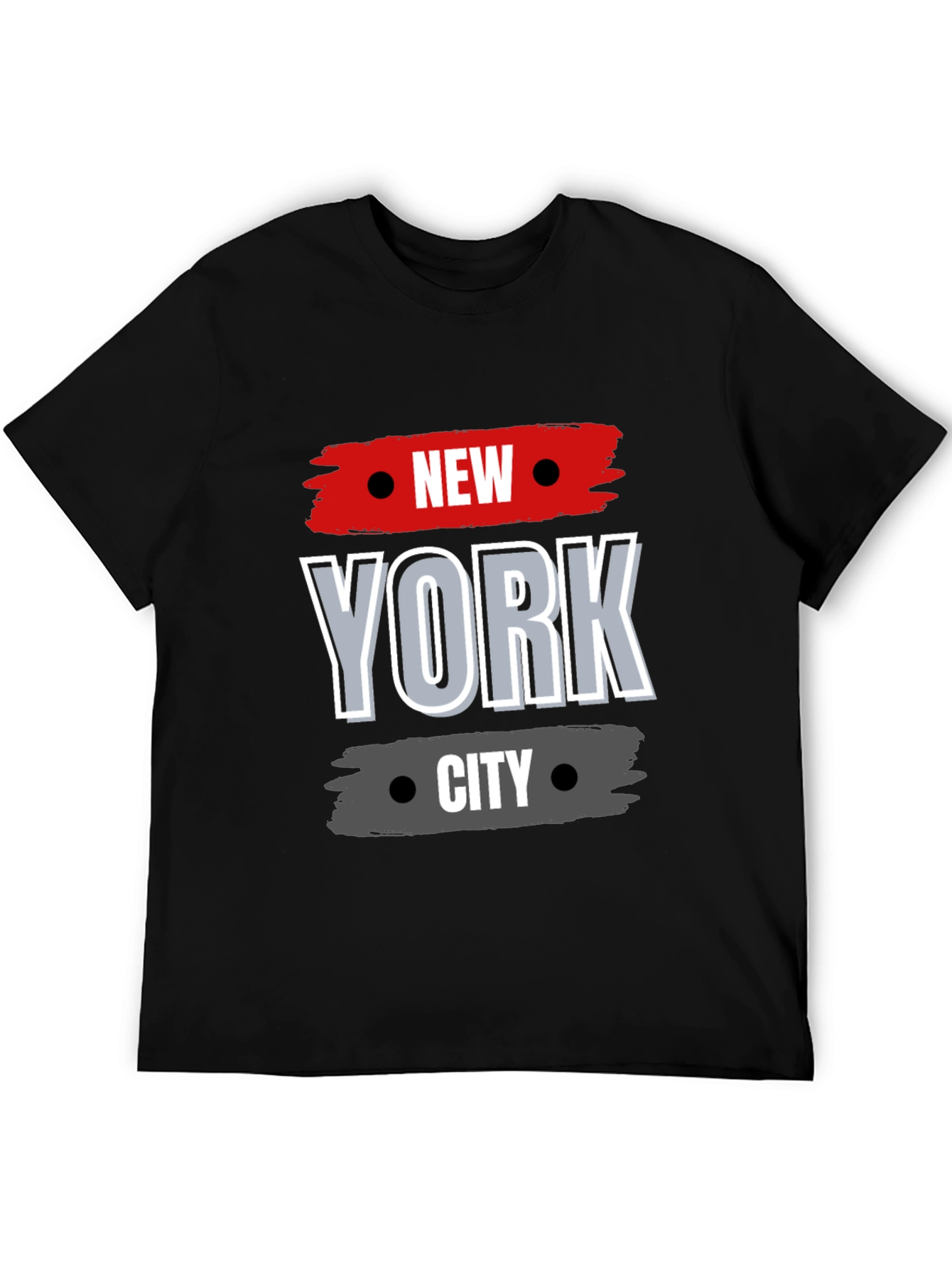 New York City Graphic Tee - Stylish Black T-Shirt