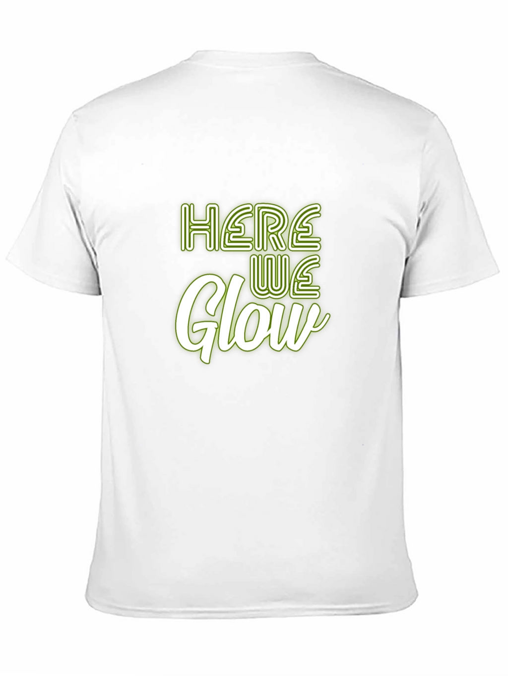 Here We Glow Graphic Tee - Soft Cotton Blend