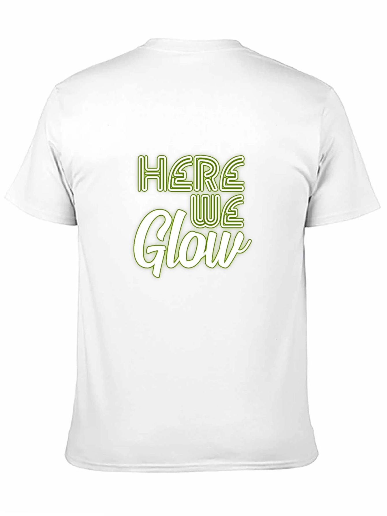 Here We Glow Graphic Tee - Soft Cotton Blend