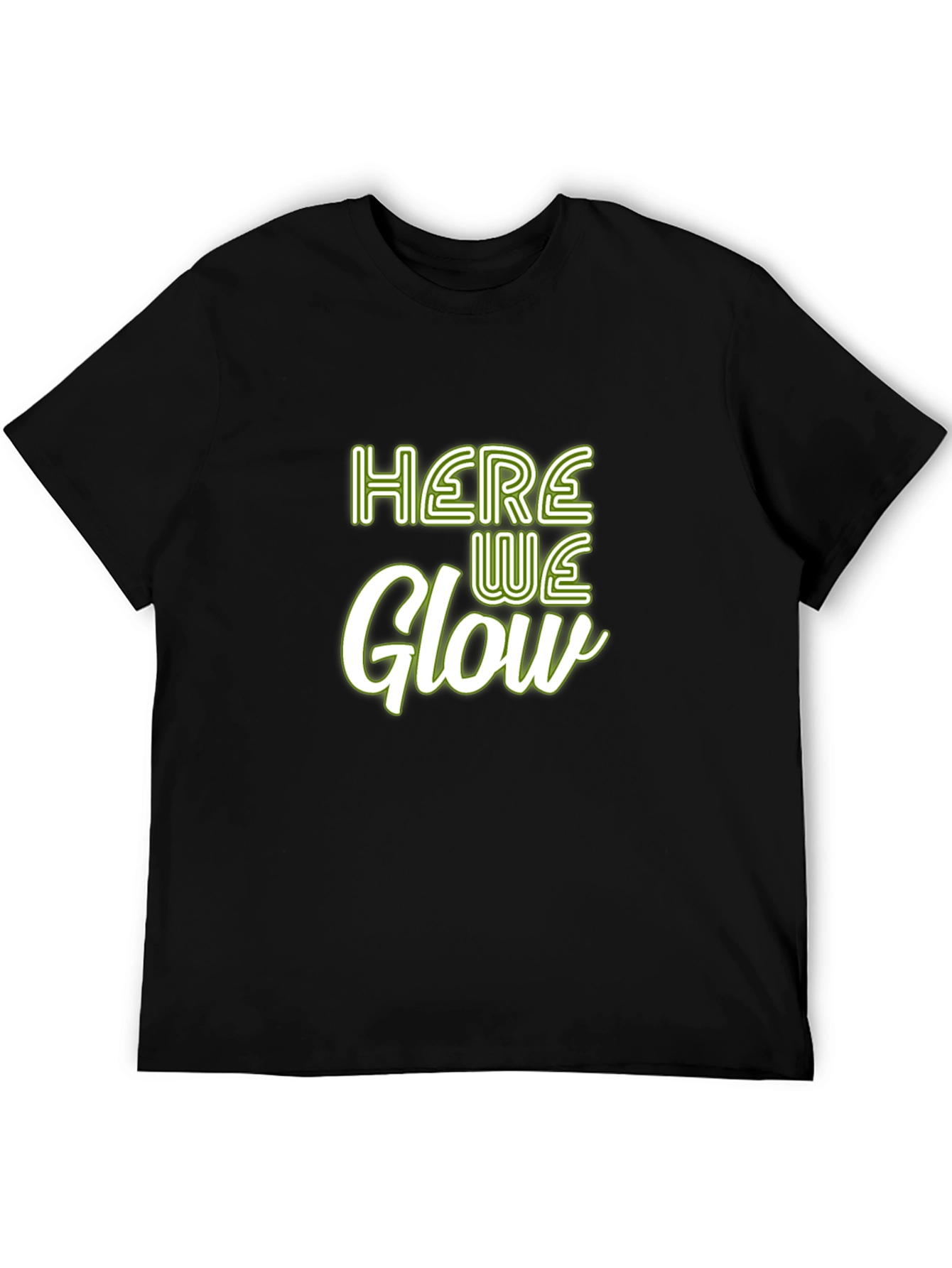 Here We Glow Graphic Tee - Soft Cotton Blend