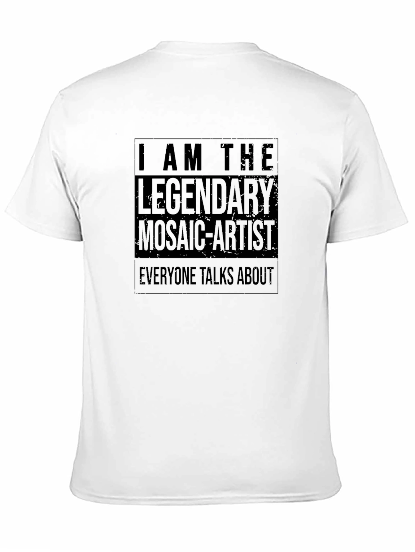 Legendary Mosaic Artist Graphic T-Shirt - Black