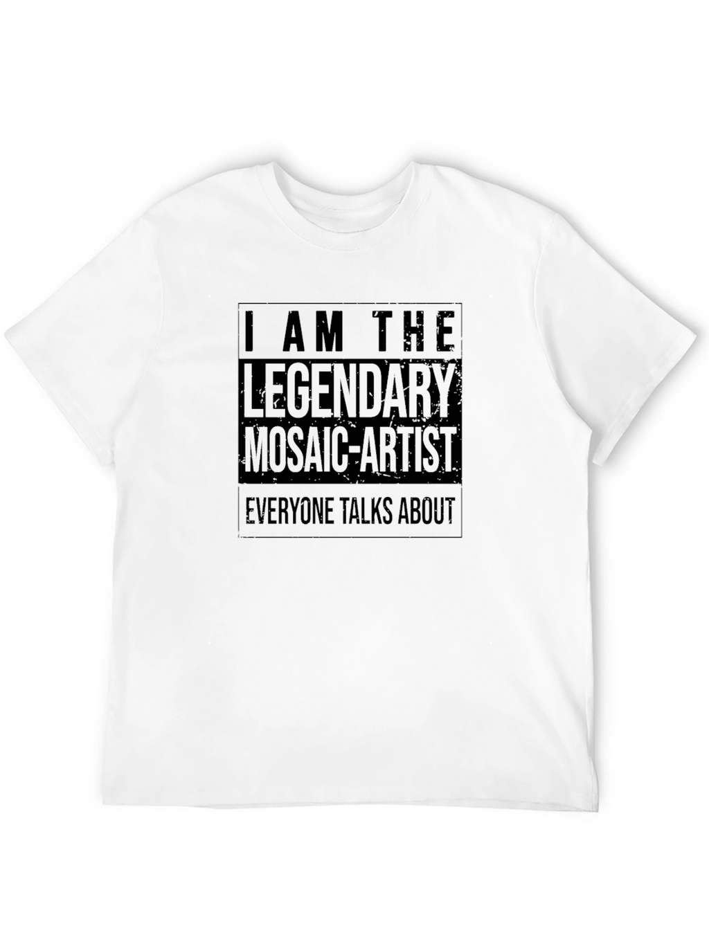 Legendary Mosaic Artist Graphic T-Shirt - Black