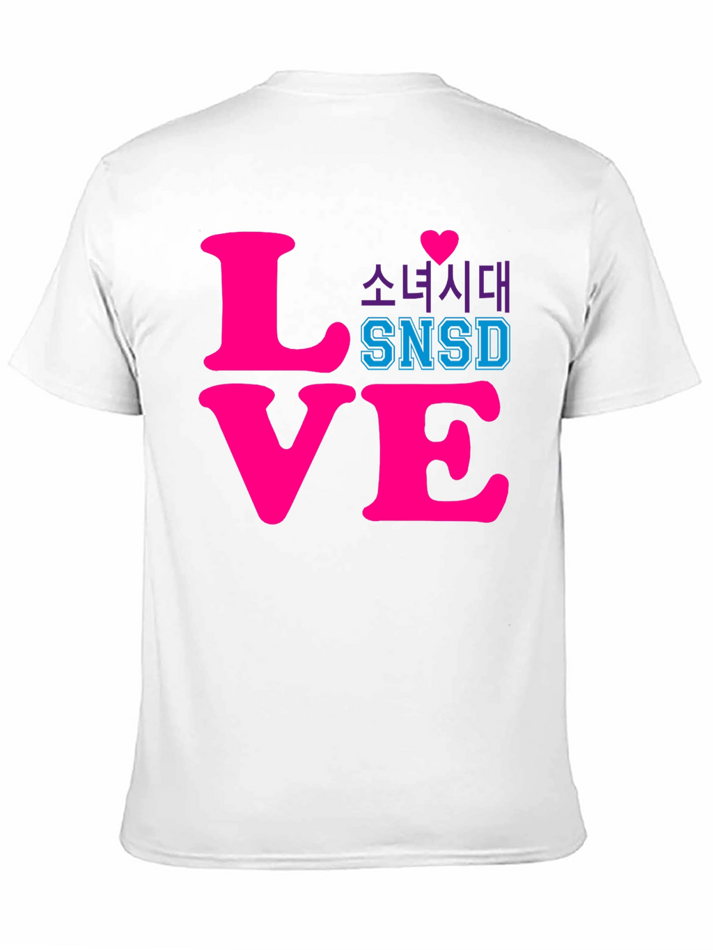 SNSD Love Graphic Tee - Kpop Fan T-Shirt
