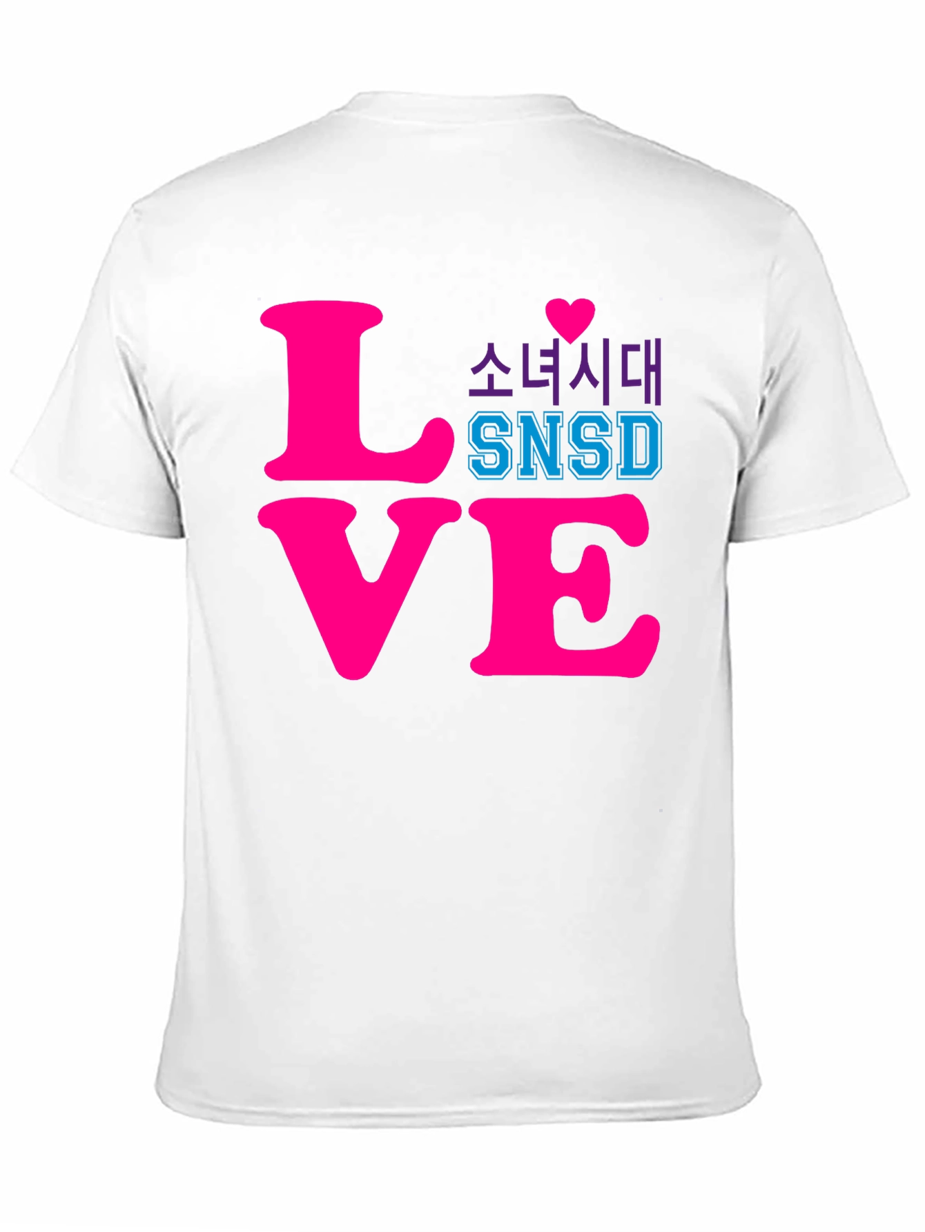 SNSD Love Graphic Tee - Kpop Fan T-Shirt