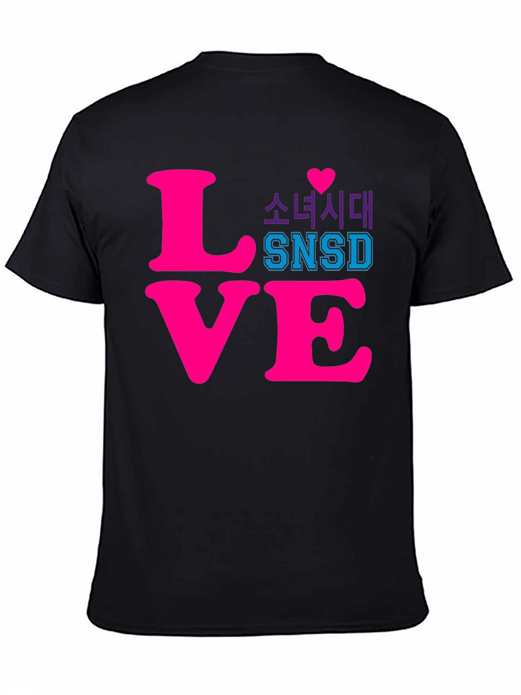 SNSD Love Graphic Tee - Kpop Fan T-Shirt