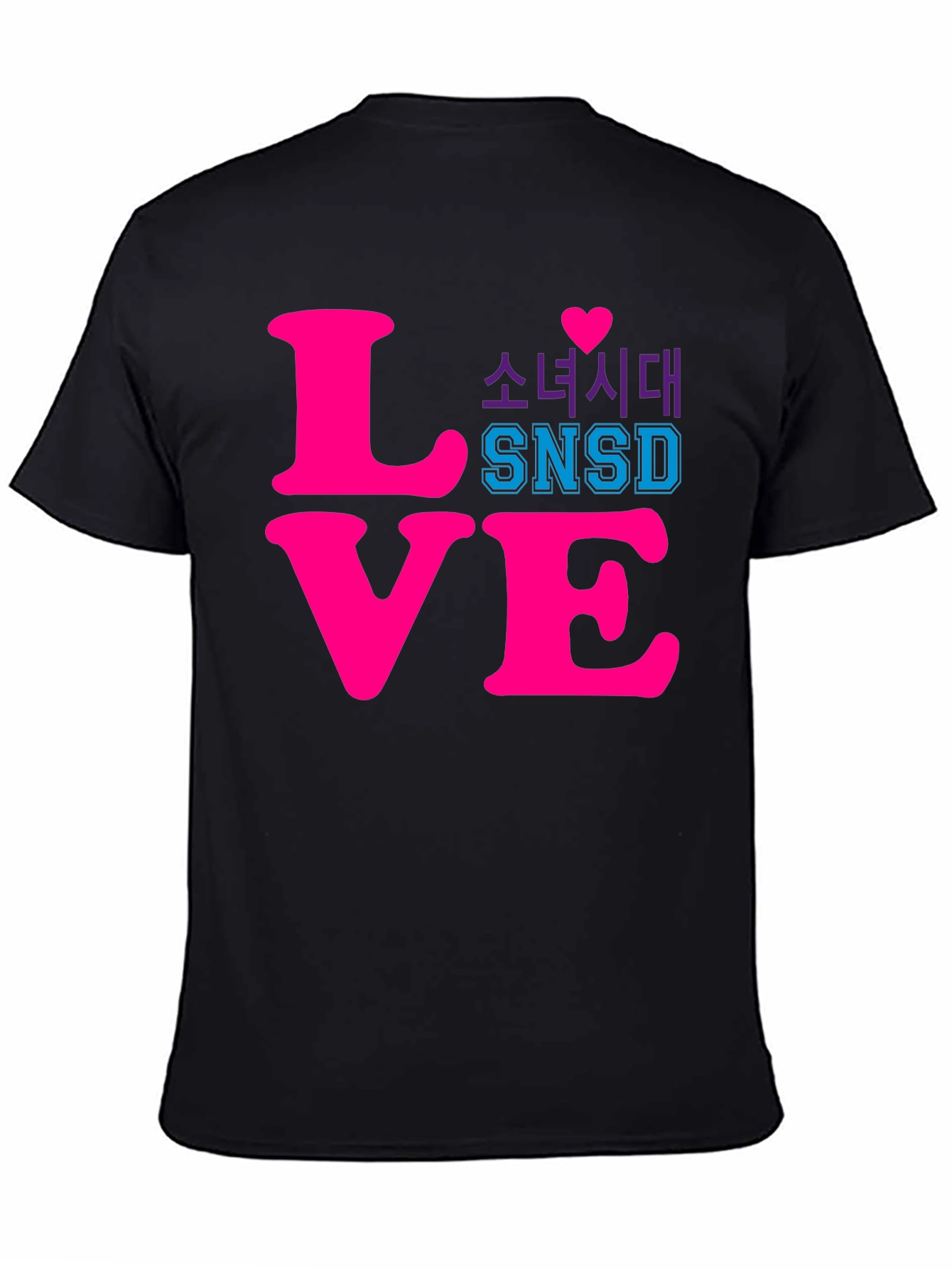 SNSD Love Graphic Tee - Kpop Fan T-Shirt