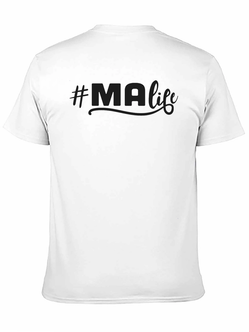 Stylish #MA Life Graphic T-Shirt