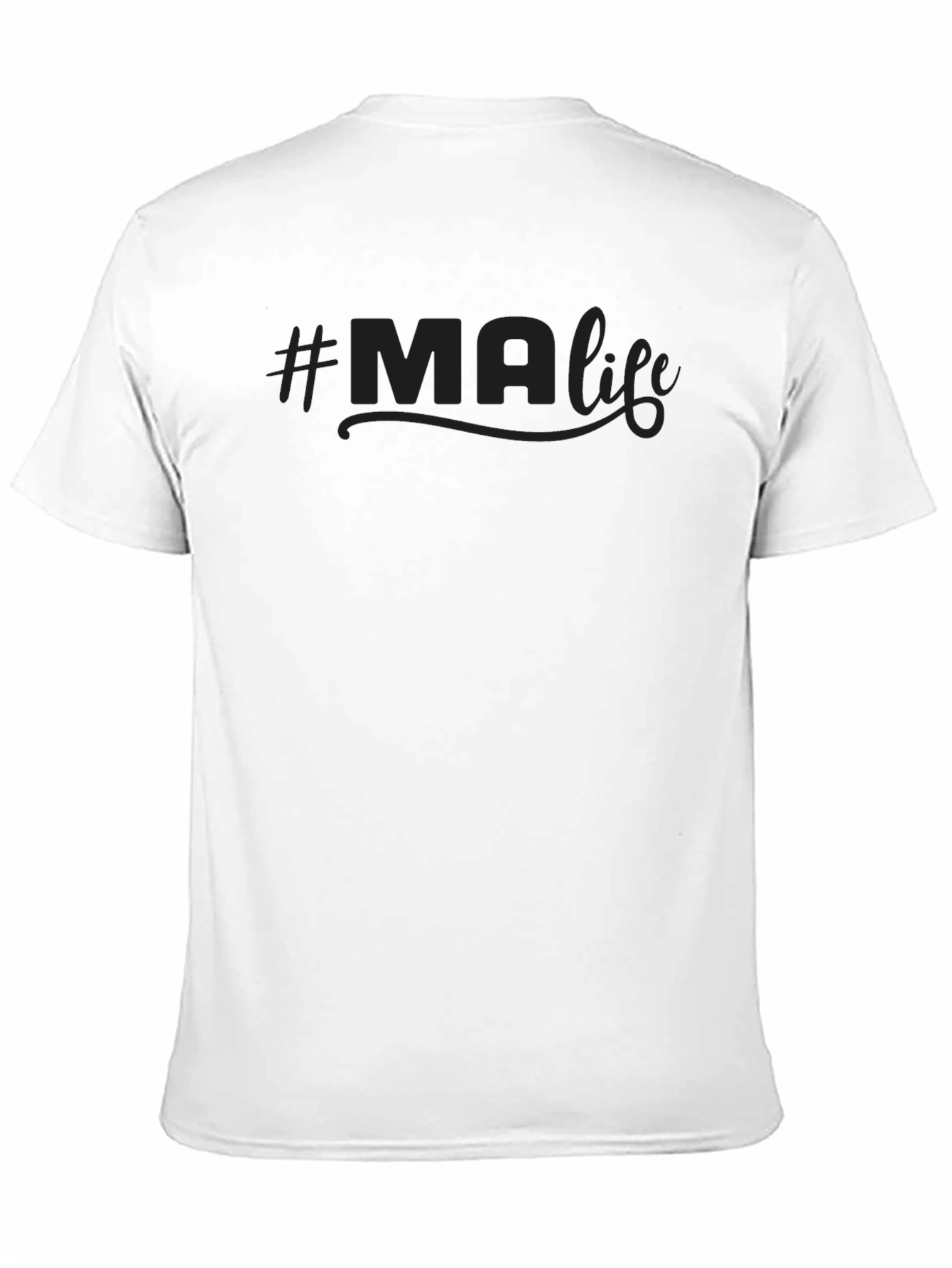 Stylish #MA Life Graphic T-Shirt