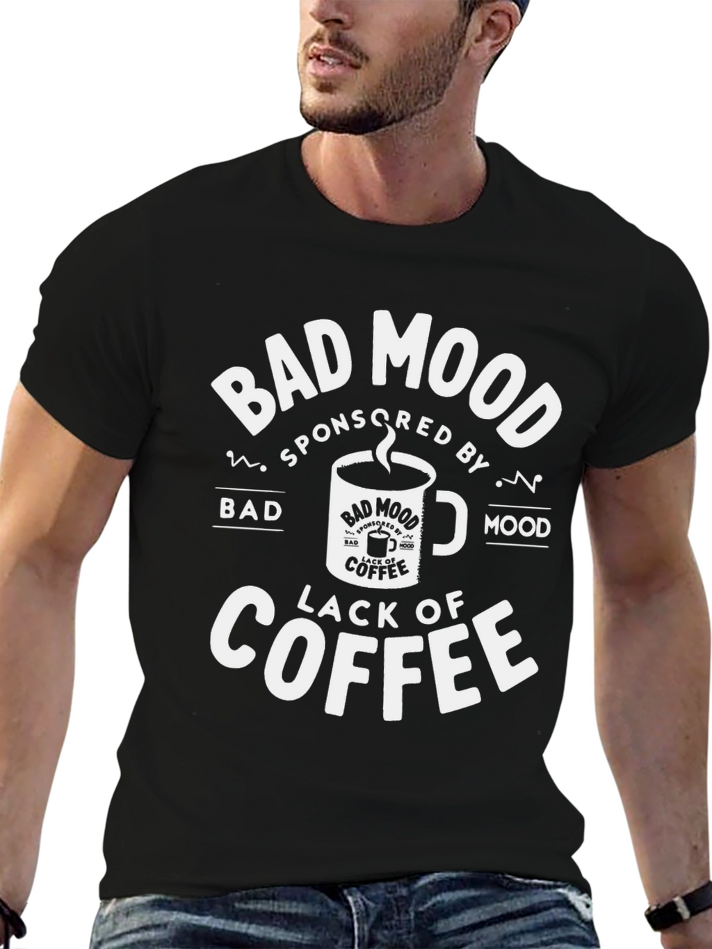 Bad Mood Coffee T-Shirt - Funny Tee