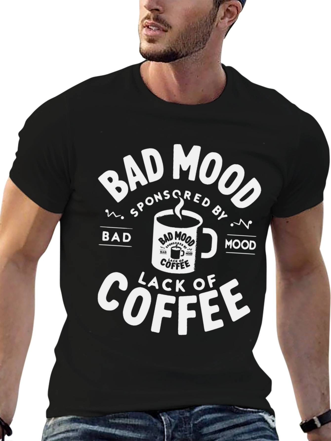 Bad Mood Coffee T-Shirt - Funny Tee