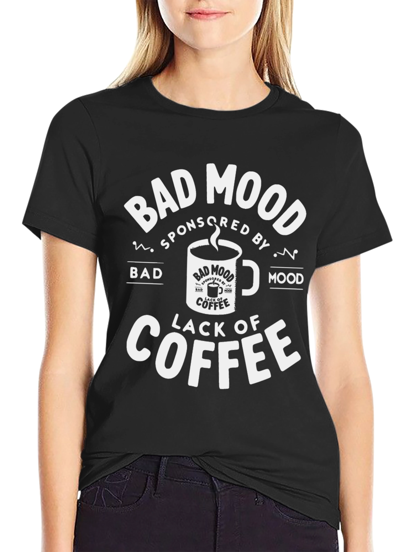 Bad Mood Coffee T-Shirt - Funny Tee