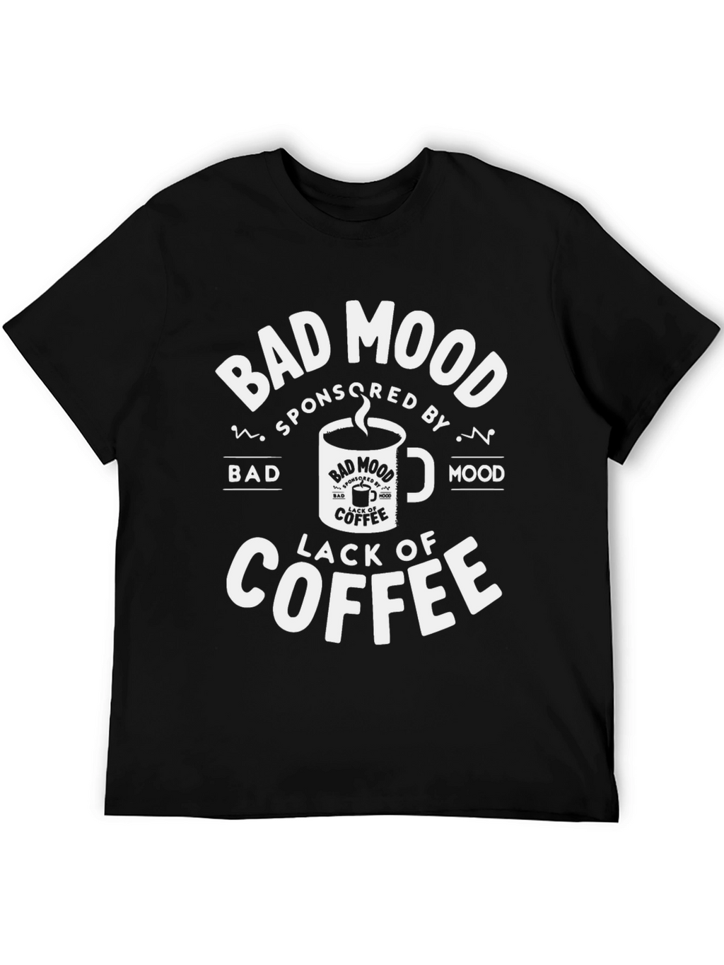 Bad Mood Coffee T-Shirt - Funny Tee